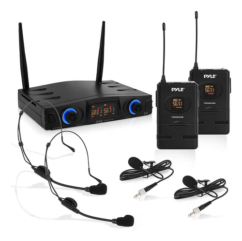 Pyle Compact Uhf Wireless Microphone System-pro Juego Digita