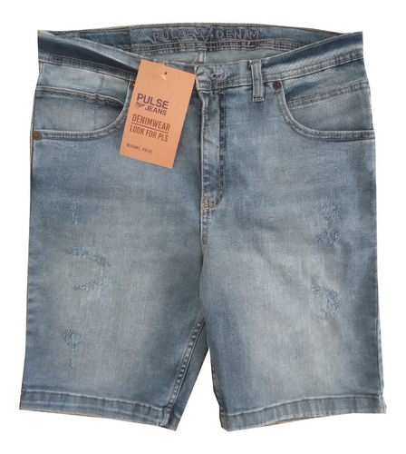 Bermuda Jean Elastizada Hombre Oferta Promo