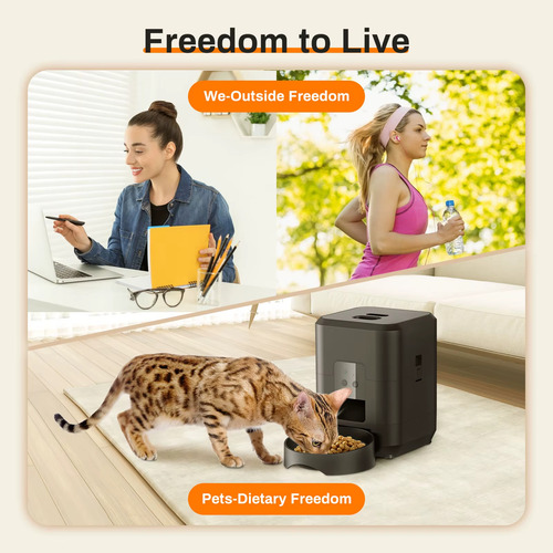 Comedero Smart Automático Mascotas Wi-fi - App Control