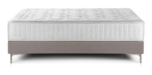 Box Spring Rosen Pearl Super King 200 X 200 Cm base Gris