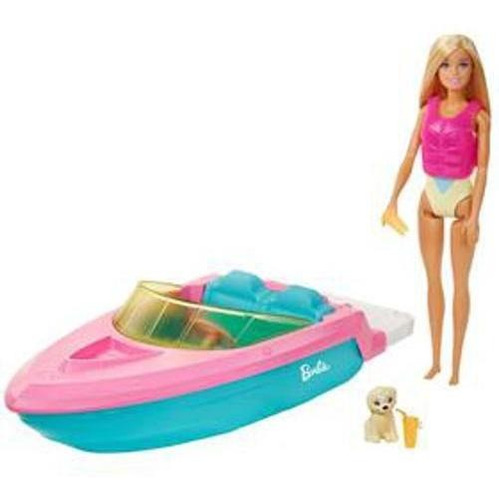 Barbie Barco Boneca Na Lancha - Grg30 Mattel