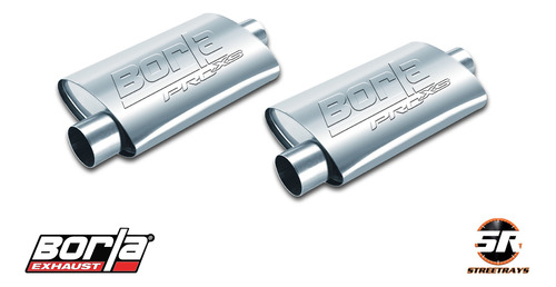 Borla 40359 Universal Proxs Muffler 3  Offset Inlet X 3  Aaf