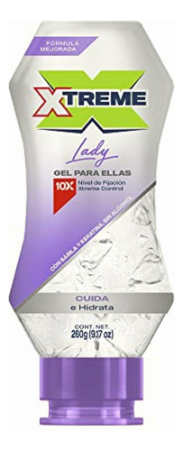 Xtreme Gel Fijador Para Cabello, Lady Keratina Squeeze, 260