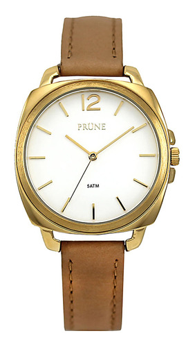 Reloj Prune Pru-5048-05 Sumergible Cuero