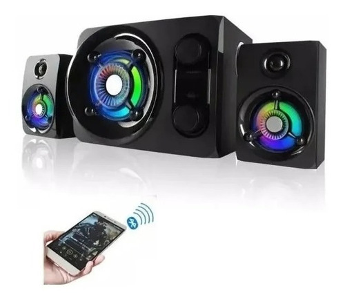 Parlante Para Pc Y Tv Bluetooth,usb,sd,fm Sufbufer Cafini