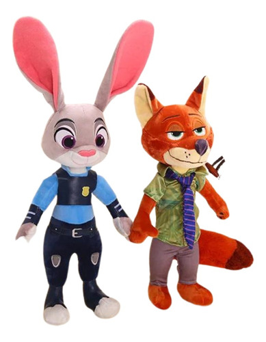 Peluche Zootopia Coneja- Zorro Hermoso Grande