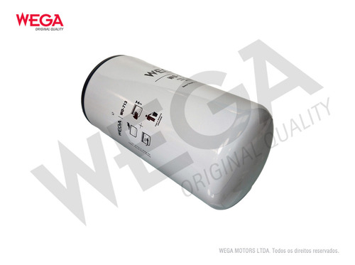 Filtro Oleo Wega Wo713 Para Agco Série 6000 6195 Trator --