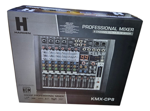 Mezcladora Harden De 8 Canales Mod.kmx-cp8 Buethooth