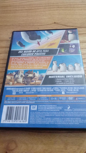 Los Pinguinos De Madagascar 2014 Dvd Original Fisico (Usado)