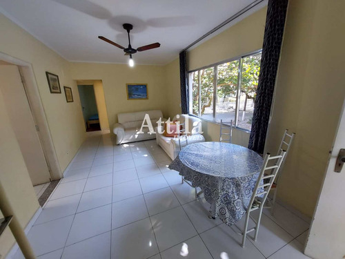 Imagem 3 de 14 de Apto (lado Praia), 3 Dorms., 1 Vaga, Churrasqueira, Enseada - V2849