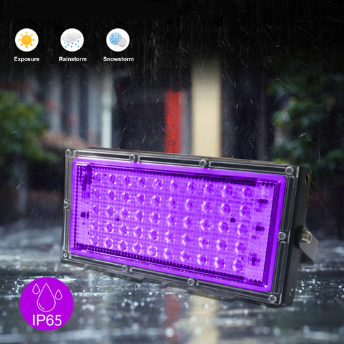 Led Uv Black 50w À Prova D'água