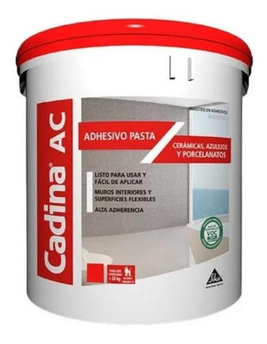 Adhesivo Cerámico En Pasta Ac 6kg Cadina