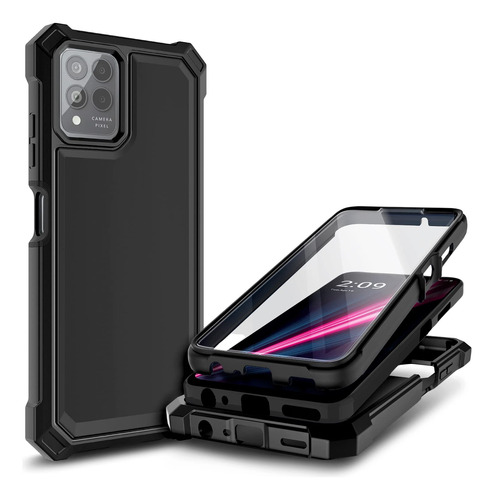 Nznd Funda Para T-mobile Revvl 6 Pro 5g 6x Protector Golpe