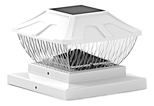 Pilar Solar Exterior Impermeable Para Patio, Jardín, Valla,