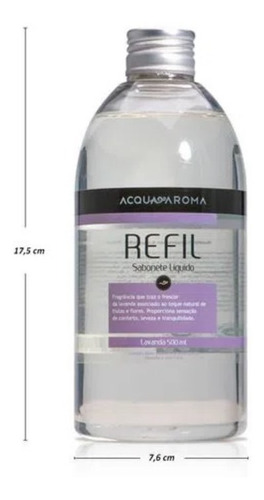 Refil Sabonete Líquido Acqua Aroma - 500ml