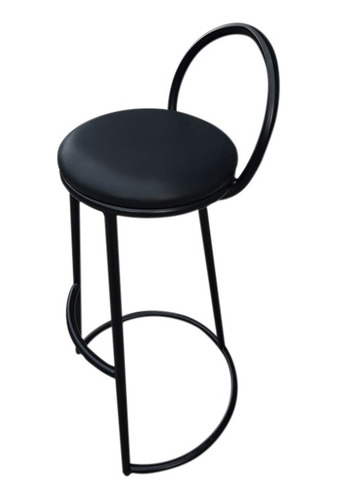 Silla Taburete Bar Dec Haus Metal-cuero 72x35 Cm J8-48