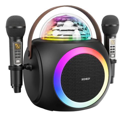 Bocinas Inalámbrico Portátil Con Micrófono Karaoke Bluetooth