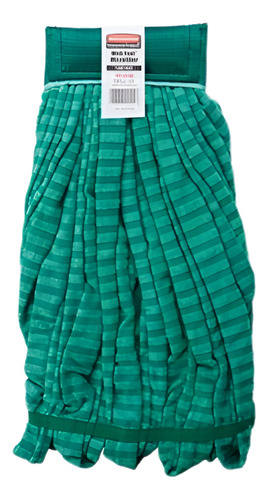Rubbermaid Trapeador Web Foot De Microfibra Tubular Verde