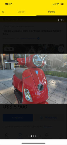 Vespa  Piaggio Lx 150 Inyección