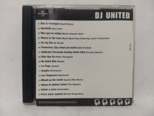 Universal- Dj United (enrique Iglesias, Bajofondo) Cd  Arg