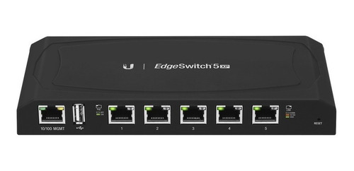 Switch Poe Gigabit Ethernet 5 Ptos P/equipos Ubiquiti Es-5xp