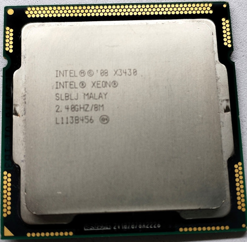 Procesador Intel Xeon X3430 Slblj Fclga8 2.4ghz (Usado)