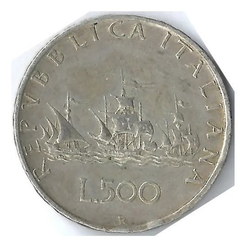 Monedas De Plata  Italianas Antiguas 500 Liras 1958 Y 1960