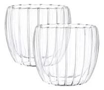 Comprar Set De 2 Vasos Pocillos 150ml Taza Hudson Doble Vidrio Cafe