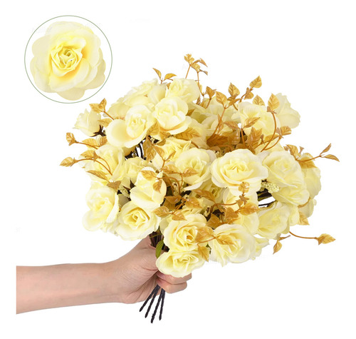 5 Ramos Flores Artificiales Decoracion Hogar 70 Flores