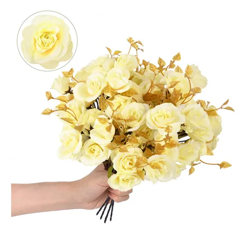 comprar 5 Ramos Flores Artificiales Decoracion Hogar 70 Flores