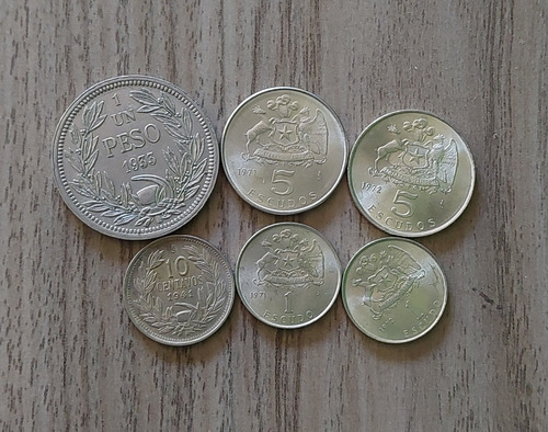 Lote De 22 Monedas Chilenas