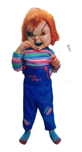 Disfraz Chucky Para Niño Con Mascara Para Halloween 