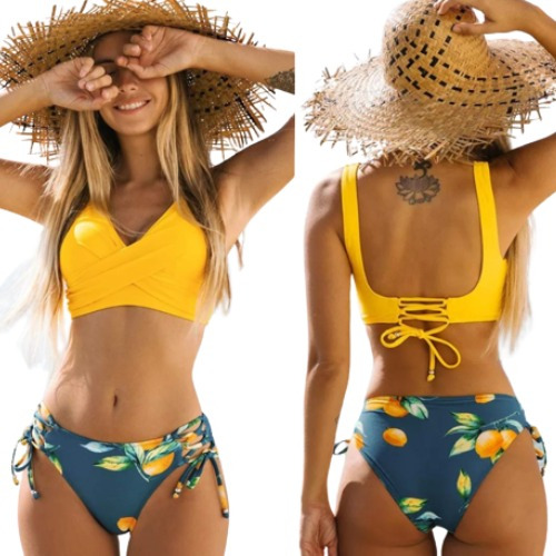 Bikinis Hermosos, Cupshe, Floreados, Regulables