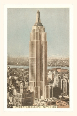 Libro Vintage Journal Empire State Building, New York Cit...