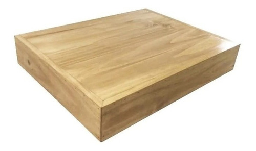 Vanitory Colgante Flotante Madera Pino 50cm Hirolaqueado