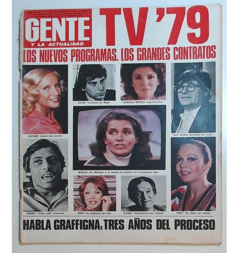 Revista Gente Y La Actualidad Año 13 N 714 29 De Marzo 1979