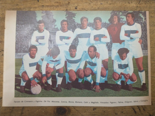 Recorte Gimnasia Lp Equipo Metropolitano 69 Mocoroa Otros