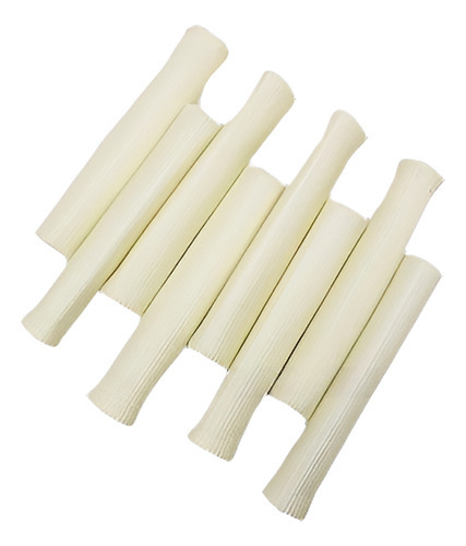 8pcs Blanco 1200° Bujía Alambre Botas Escudo Térmico Protect