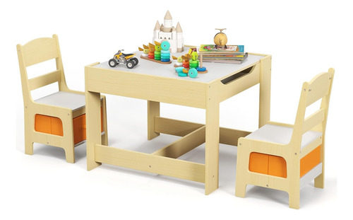 Juego De Mesa Y Silla Para Niños Mesa De Actividades