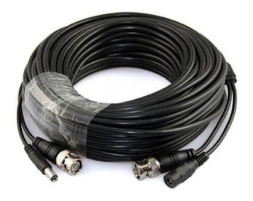 Cable 40m Prefor Bnc M-m Conector Dc M-h Video Voltaje Iflux