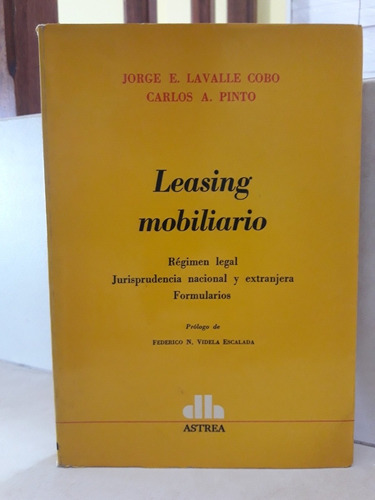 Derecho. Leasing Mobiliario. Lavalle Cobo - Pinto
