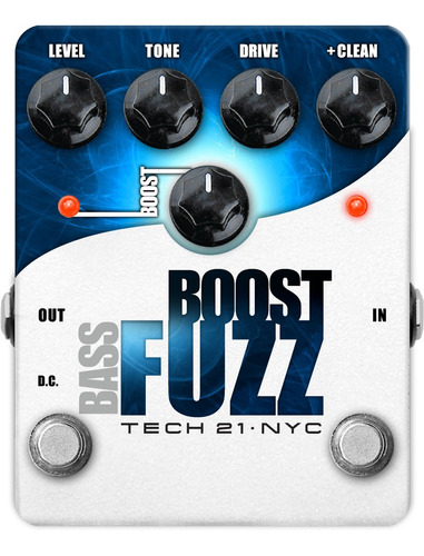 Pedal Para Bajo Tech 21  Bass Boost Fuzz