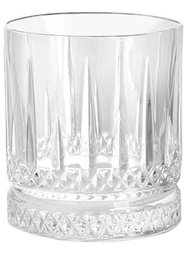 Set 6 Vaso Vidrio Corto Whisky Alysa 370 Cc