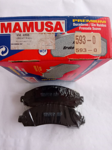 Pastillas Frenos Mamusa Delanteras Great Wall Luv Dmax 0593