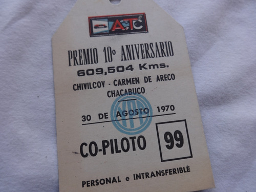 Carrera 1970 Tc Entrada Carretera Chivilcoy Areco Chacabuco