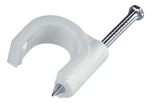 Fixa Fio Branco Coaxial 7mm 4115 - Bemfixa