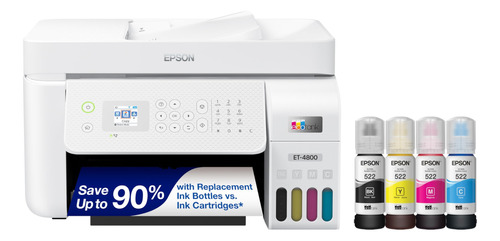 Epson Ecotank Et- Impresora Inalámbrica Todo En Uno Supert.