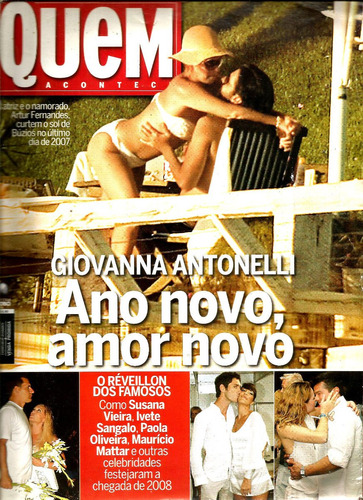 Revista Quem 382/08 - Grazi/paola/juliana/giovanna/ivete