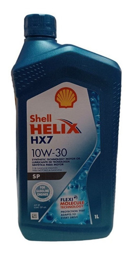 Aceite Semi Sintetico Shell Helix Hx7 Sp 10w 30 