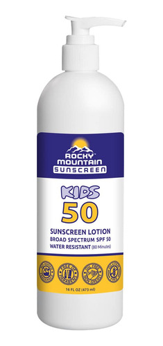 Protector Solar Rocky Mountain Spf 50 Para Nios, Apto Para A